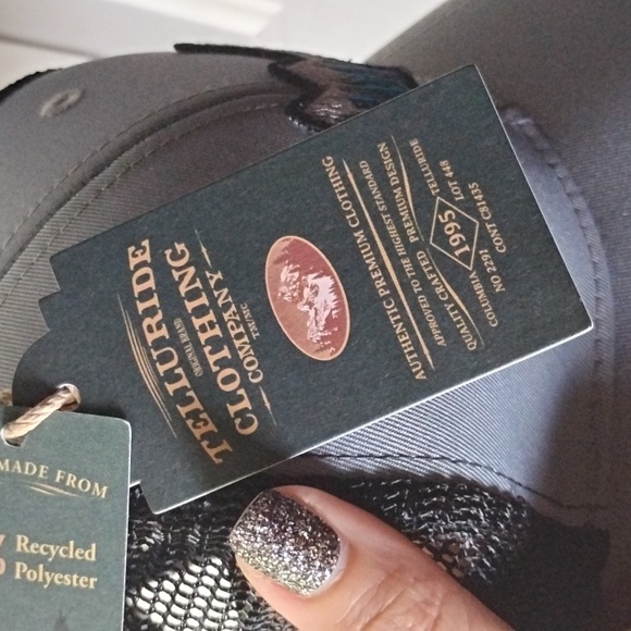 Telluride clothing company salmon trout patch baseball cap - Picture 3 of 3